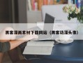 孝感黑客漫画素材下载网站（黑客动漫头像）
